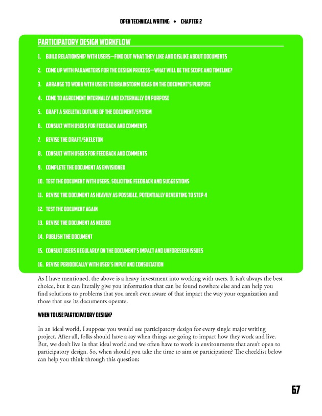 Open Technical Writing - New Page
